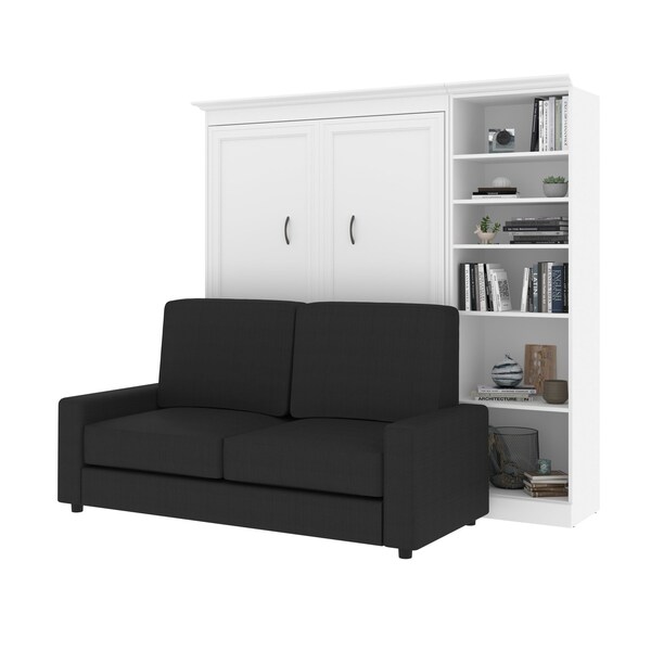 Versatile Full Murphy Bed, A Storage Unit And A Sofa 84 in